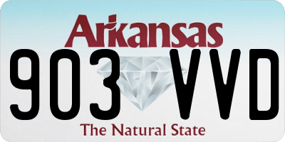 AR license plate 903VVD