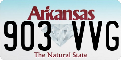 AR license plate 903VVG