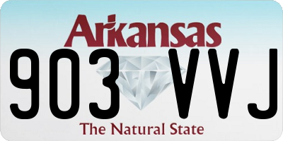 AR license plate 903VVJ