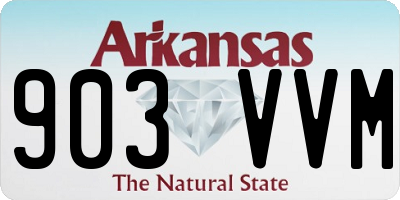 AR license plate 903VVM