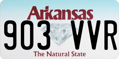 AR license plate 903VVR