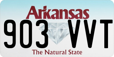 AR license plate 903VVT