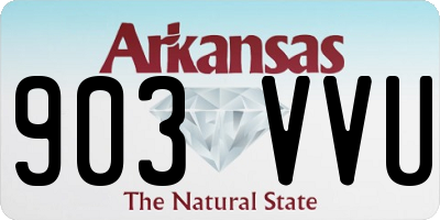 AR license plate 903VVU