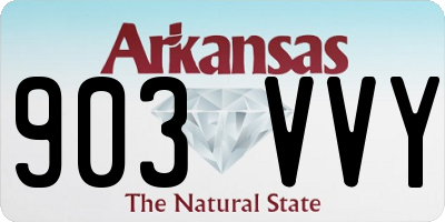 AR license plate 903VVY