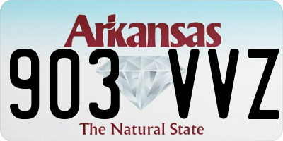 AR license plate 903VVZ