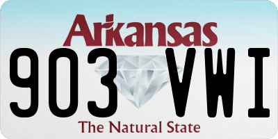 AR license plate 903VWI