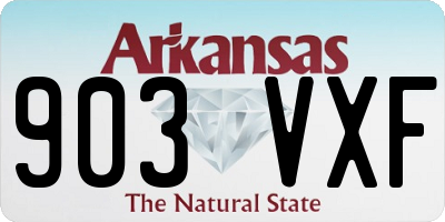 AR license plate 903VXF