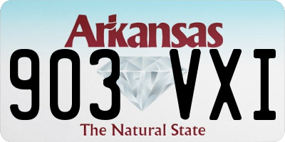 AR license plate 903VXI