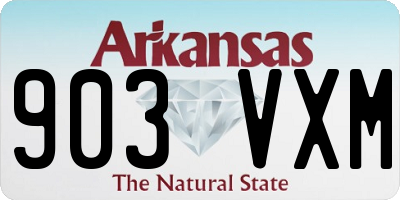 AR license plate 903VXM