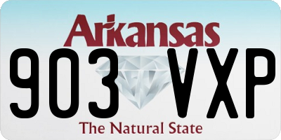 AR license plate 903VXP