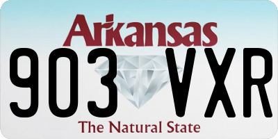 AR license plate 903VXR