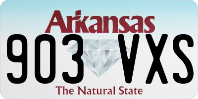 AR license plate 903VXS