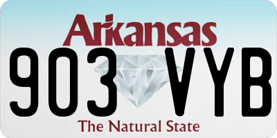 AR license plate 903VYB