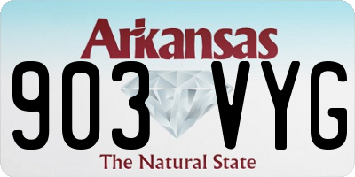 AR license plate 903VYG
