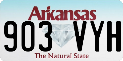 AR license plate 903VYH