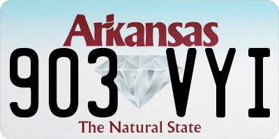 AR license plate 903VYI