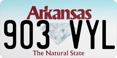AR license plate 903VYL