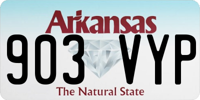 AR license plate 903VYP