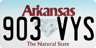 AR license plate 903VYS