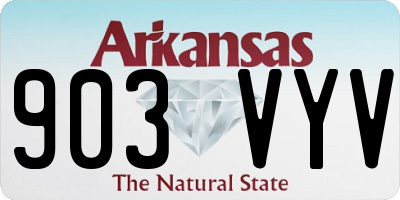 AR license plate 903VYV