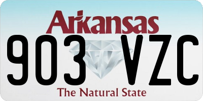 AR license plate 903VZC