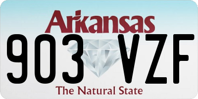 AR license plate 903VZF