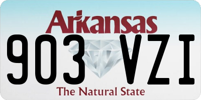 AR license plate 903VZI