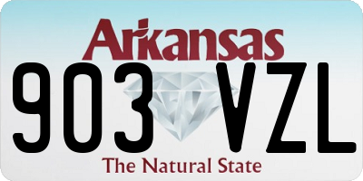 AR license plate 903VZL