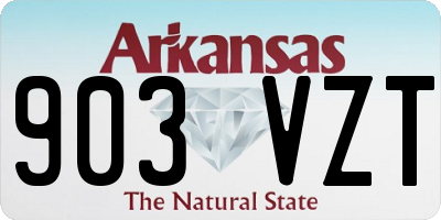 AR license plate 903VZT