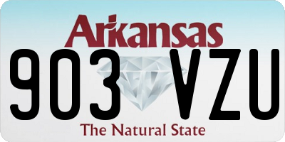 AR license plate 903VZU