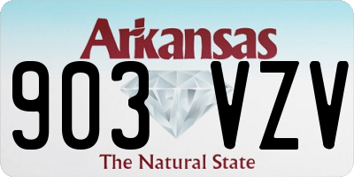 AR license plate 903VZV