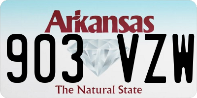 AR license plate 903VZW