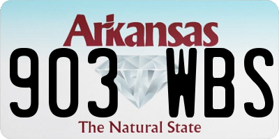 AR license plate 903WBS