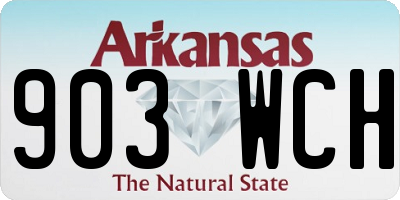 AR license plate 903WCH