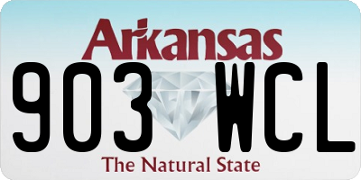 AR license plate 903WCL