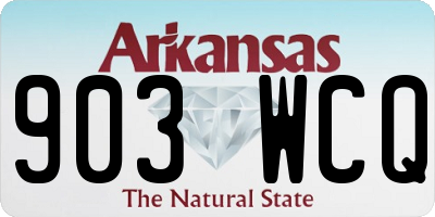 AR license plate 903WCQ
