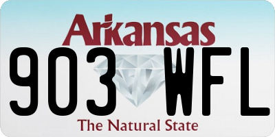 AR license plate 903WFL