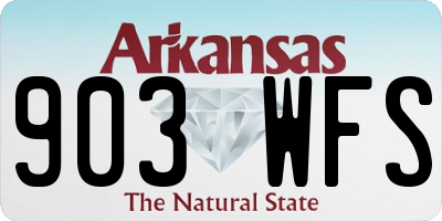 AR license plate 903WFS