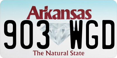 AR license plate 903WGD