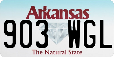 AR license plate 903WGL