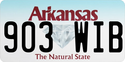 AR license plate 903WIB