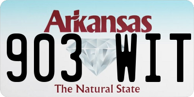 AR license plate 903WIT
