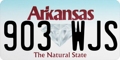 AR license plate 903WJS