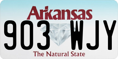 AR license plate 903WJY