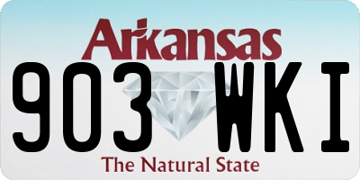 AR license plate 903WKI