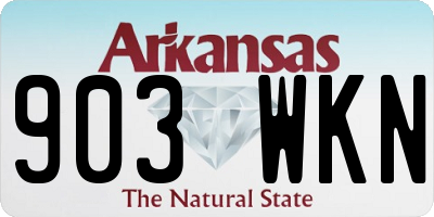 AR license plate 903WKN