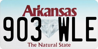 AR license plate 903WLE