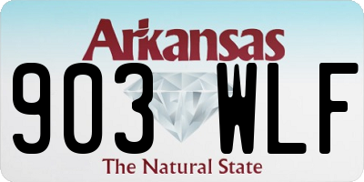 AR license plate 903WLF