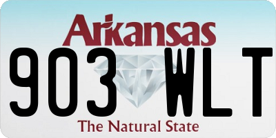 AR license plate 903WLT