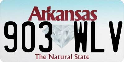 AR license plate 903WLV